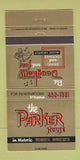 Matchbook Cover - The Parker House Red Dougherty Mendota MN 30 Strike