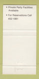 Matchbook Cover - The Parker House Red Dougherty Mendota MN 30 Strike