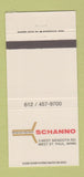 Matchbook Cover - Schanno Refrigeration West St Paul MN 30 Strike