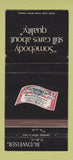 Matchbook Cover - Budweiser Beer WEAR 30 Strike
