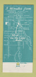 Matchbook Cover - 50th On the Lake Motel Chicago IL 30 Strike