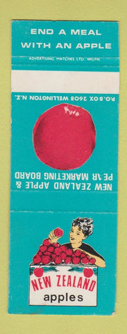 Matchbook Cover - New Zealand Apples Wellington girlie SAMPLE