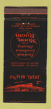 Matchbook Cover - Muffin Treat Moon Room Fairfield CA 30 Strike