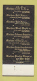 Matchbook Cover - Machus Sly Fox Birmingham Lansing MI 30 Strike