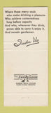 Matchbook Cover - Trader Vic's Tiki Denver Colorado Cosmopolitan Hotel 30 Strike