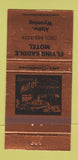 Matchbook Cover - Flying Saddle Motel Alpine WY BRONZE WEAR 30 Strike