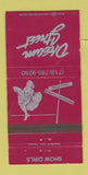 Matchbook Cover - Dream Street Strip Club Houston TX WEAR 30 Strike