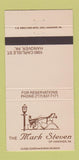 Matchbook Cover - The Mark Steven Hanover PA 30 Strike