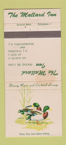 Matchbook Cover - The Mallard Inn Moorestown NJ STAINED 30 Strike