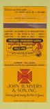 Matchbook Cover - John Myers Building Supply York Dallastown PA WEAR 30 Strike