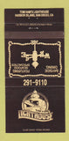 Matchbook Cover - Tom Ham's Lighthouse San Diego CA Harbor ISland 30 Strike