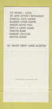 Matchbook Cover - Marten House Sir John Sexton's Indianapolis IN 30 Strike