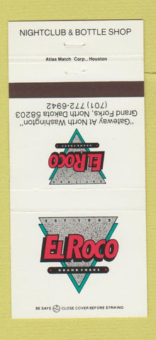 Matchbook Cover - El Roco Nightclub Grand Forks ND 30 Strike