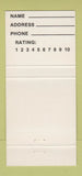 Matchbook Cover - Visions Night Club Tampa FL 30 Strike