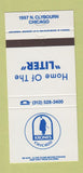 Matchbook Cover - Kronies Chicago IL 30 Strike