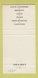 Matchbook Cover - Sam & Omie's Nags Head NC Thoreau Quote 30 Strike