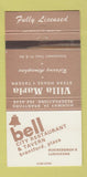 Matchbook Cover - Bell City Restaurant Brantford ON 30 Strike