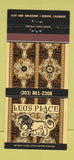 Matchbook Cover - Leo's Place Denver Colorado 30 Strike