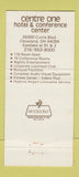 Matchbook Cover Central Park Restaurant Centre One Hotel Cleveland OH 30 Strike