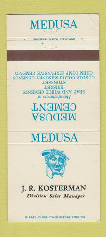 Matchbook Cover - Medusa Cement Atlanta GA York PA Chicago 30 Strike