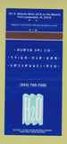 Matchbook Cover - H2O Restaurant Fort Lauderdale FL 30 Strike