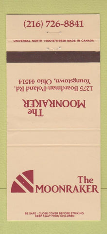 Matchbook Cover - Moonraker Youngstown OH 30 Strike
