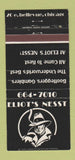 Matchbook Cover - Eliot's Nesst Chicago IL 30 Strike