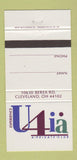 Matchbook Cover - U4ia Club Cleveland OH 30 Strike
