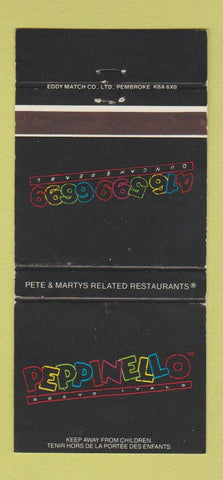 Matchbook Cover - Peppinello Italian Restaurant 30 Strike
