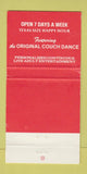 Matchbook Cover - Sugar's Strip Club? Houston TX 30 Strike