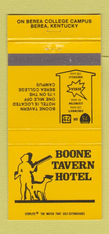 Matchbook Cover - Boone Tavern Hotel Berea KY 30 Strike