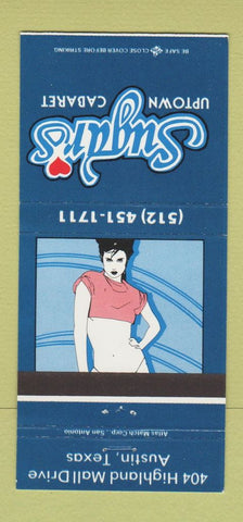 Matchbook Cover - Sugar's Strip Club Austin TX girlie 30 Strike