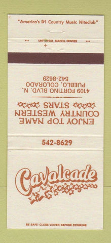 Matchbook Cover - Cavalcade Pueblo Colorado Country Music Club 30 Strike