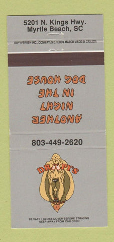 Matchbook Cover - Droopy's Myrtle Beach SC 30 Strike