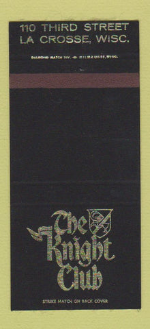 Matchbook Cover - The Knight Club La Crosse WI 30 Strike