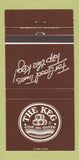 Matchbook Cover - The Keg Steak Seafood 30 Strike