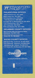 Matchbook Cover - Frankford Trust Philadelphia PA  30 Strike