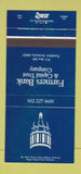 Matchbook Cover - Farmers Bank and Capital Trust Frankfort KY 30 Strike