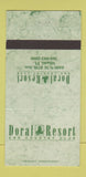 Matchbook Cover - Doral Resort Country Club Miami FL 30 Strike