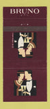 Matchbook Cover - Bruno Ristorante New York City 30 Strike