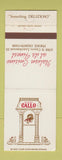 Matchbook Cover - Trattoria Gallo Lincolnwood IL