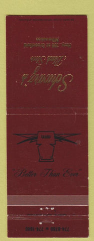 Matchbook Cover - Schwarz's Black Steer Milwaukee WI WEAR