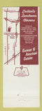 Matchbook Cover - Schwarz's Black Steer Milwaukee WI WEAR