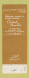 Matchbook Cover - Mark Thomas' Outrigger Monterey CA Tiki