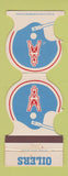 Matchbook Cover - Houston Oilers Football TX Harold's Men's Clothes