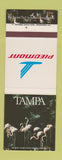 Matchbook Cover - Sports Page Lounge Savannah GA Atlanta Falcons Football