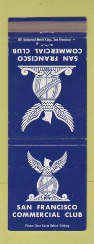 Matchbook Cover - San Francisco Commercial Club CA WEAR