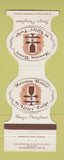 Matchbook Cover - Mansion House Berwyn PA WEAR