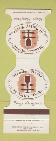 Matchbook Cover - Mansion House Berwyn PA WEAR