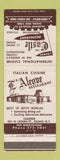 Matchbook Cover - Castle Restaurant Olean NY WEAR